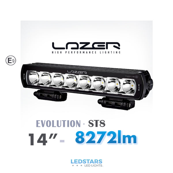 Lazer rampe led Evolution ST8 14.3 364mm 8272lm